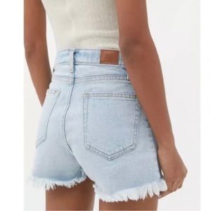 BDG girlfriend high rise denim shorts